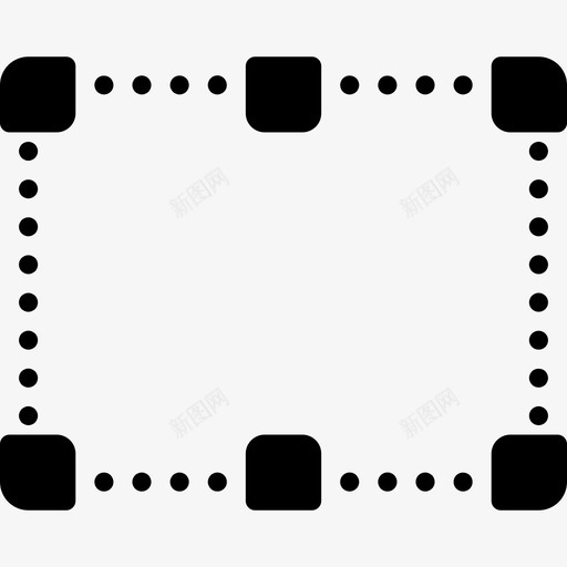 点式用户界面边框应用程序绘图svg_新图网 https://ixintu.com 用户界面 点式 边框 应用程序 绘图 工具 线框 实体