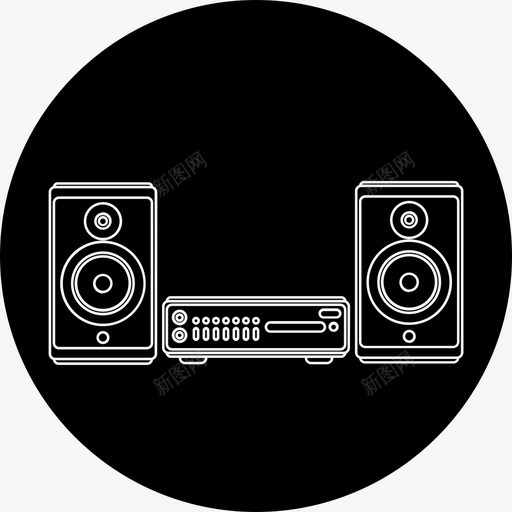立体声音响系统音响爱好者音响svg_新图网 https://ixintu.com 音响 立体声 系统 爱好者 家庭 娱乐