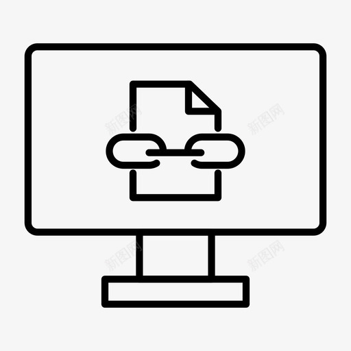 附加文件附件计算机svg_新图网 https://ixintu.com 文件 附加 附件 计算机 链接