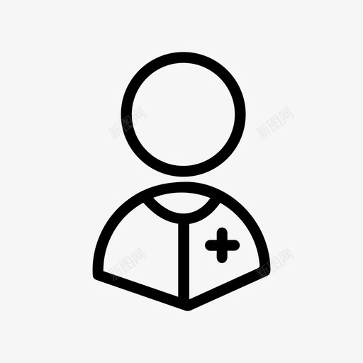 帐户医生医院用户svg_新图网 https://ixintu.com 帐户 医生 用户 医院