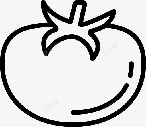 番茄食物红色svg_新图网 https://ixintu.com 番茄 食物 红色 酱汁