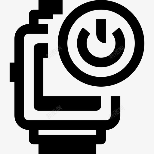smartwatch功能设备电源svg_新图网 https://ixintu.com 功能 设备 电源技术 最小 图标