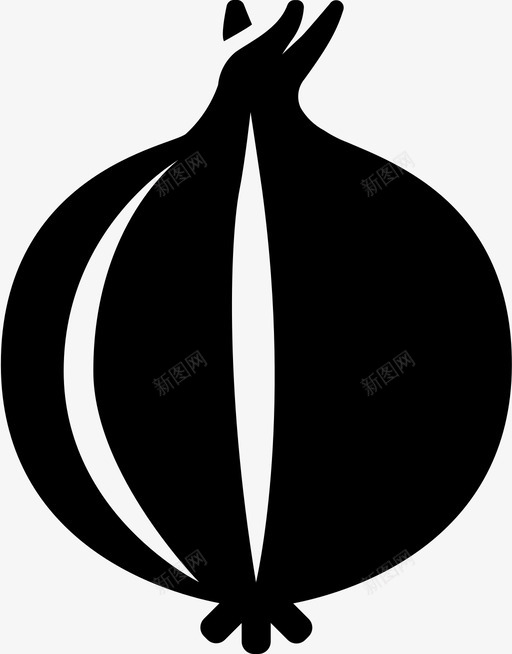 洋葱鳞茎普通svg_新图网 https://ixintu.com 蔬菜 洋葱 鳞茎 普通 食品 野生