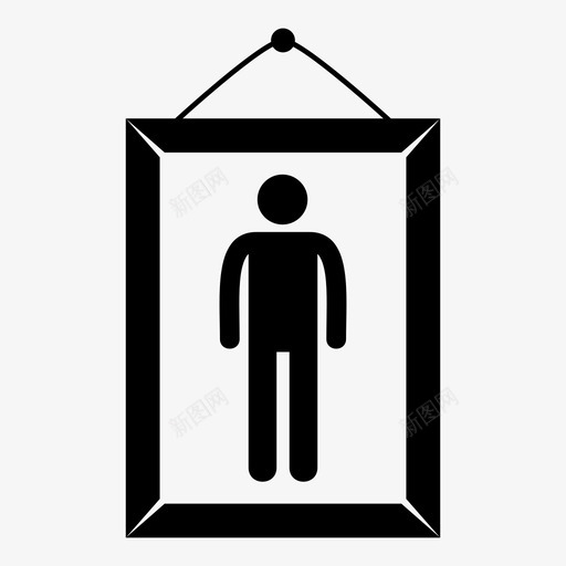 男人肖像相框绘画svg_新图网 https://ixintu.com 肖像 男人 像男人 相框 绘画 照片 家庭