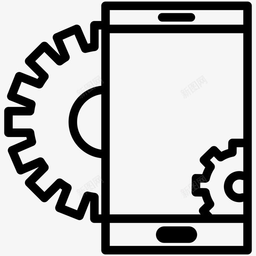 移动设置配置设备svg_新图网 https://ixintu.com 移动 设置 配置 设备 电话 土木工程
