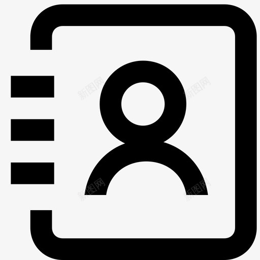 模块通讯录未点击效果svg_新图网 https://ixintu.com 模块 通讯录 点击 效果