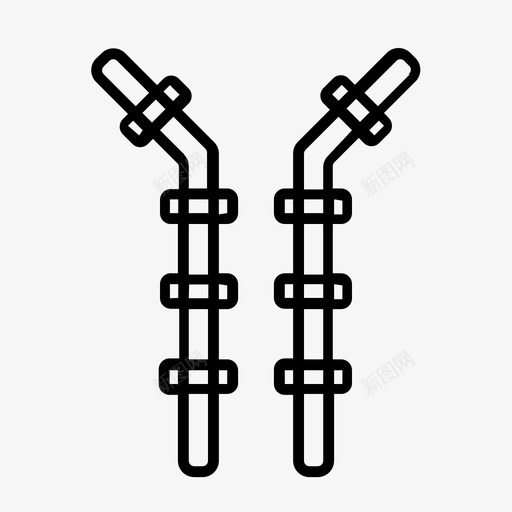 电子围栏svg_新图网 https://ixintu.com 电子 围栏 线性 简约 单色