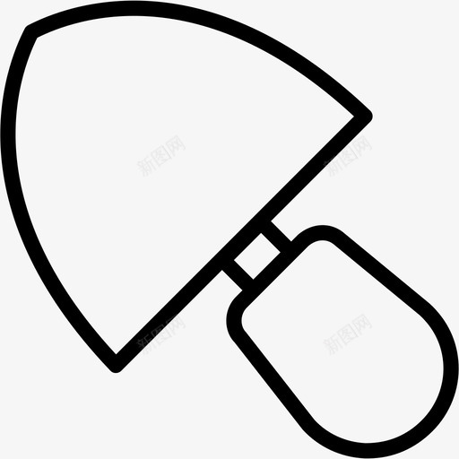 园艺铲挖掘工具svg_新图网 https://ixintu.com 园艺 挖掘 工具 泥铲 施工