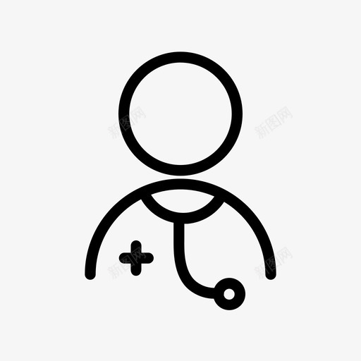 医生帐户医院svg_新图网 https://ixintu.com 帐户 用户 医生 医院