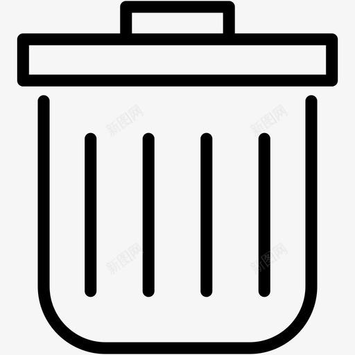 垃圾桶娱乐天气svg_新图网 https://ixintu.com 垃圾桶 娱乐 天气