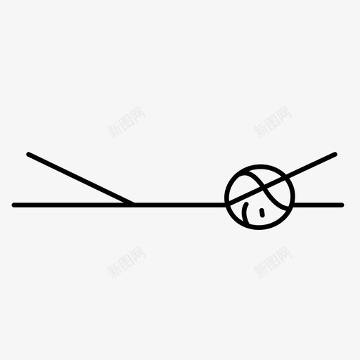 半蝗虫体位棒形svg_新图网 https://ixintu.com 蝗虫 瑜伽 体位 棒形 姿势