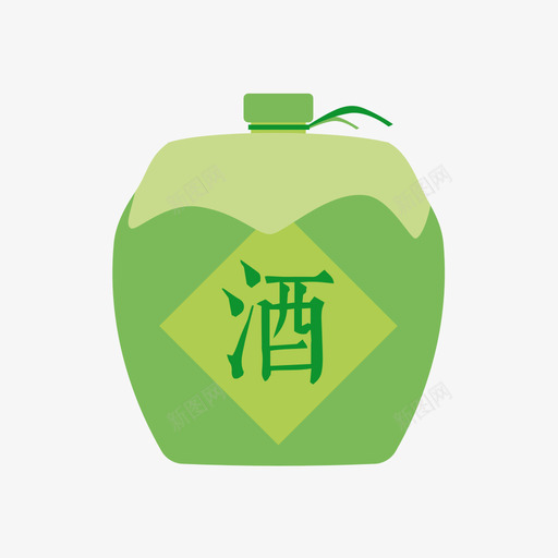酒坛svg_新图网 https://ixintu.com 酒坛