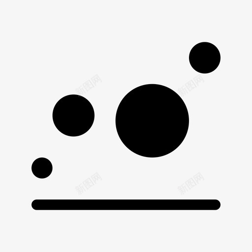 气泡图分析图表svg_新图网 https://ixintu.com 气泡 图表 分析 分析图 统计 基本 图标