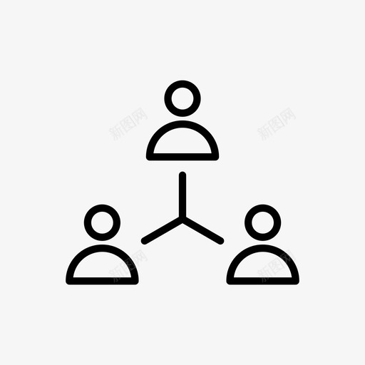 团队工作联系业务计划svg_新图网 https://ixintu.com 团队 工作 联系 联系业务 计划 业务 图标