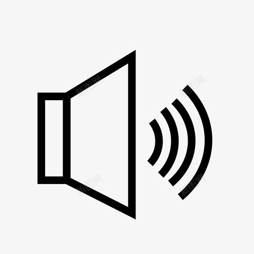 音量音频音乐svg_新图网 https://ixintu.com 音量 音频 音乐 音乐声 声音