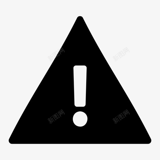 警告禁止网页设计svg_新图网 https://ixintu.com 禁止 警告 网页 设计开发 用户界面 字形 图标