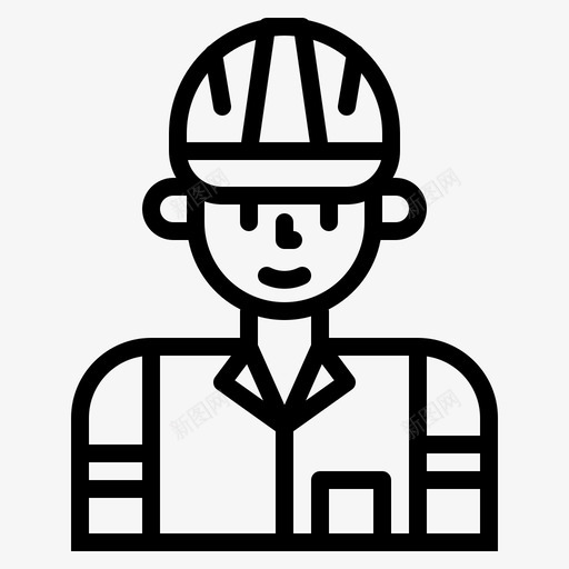 工程师化身人svg_新图网 https://ixintu.com 化身 工程师 人人 职业 职业化