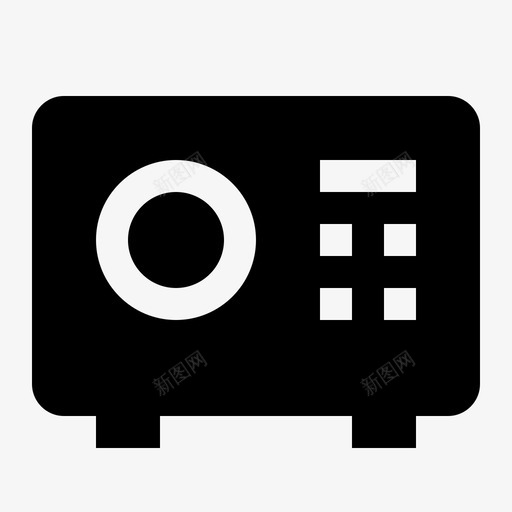 保险箱货币商业和金融收款机svg_新图网 https://ixintu.com 保险箱 货币 商业 金融 收款机
