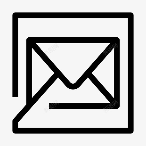 邮件聊天电子邮件svg_新图网 https://ixintu.com 邮件 聊天 电子邮件 信件 消息 基本 用户界面 矩形 大纲