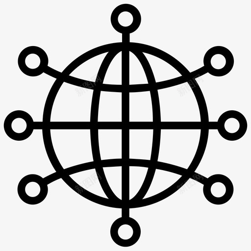 全球营销广告buzz营销svg_新图网 https://ixintu.com 营销 全球 广告营销 国际 病毒 声誉 管理 线图 图标