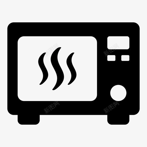 微波炉家用电器厨房电器svg_新图网 https://ixintu.com 微波炉 家用电器 厨房电器 厨具 电子产品