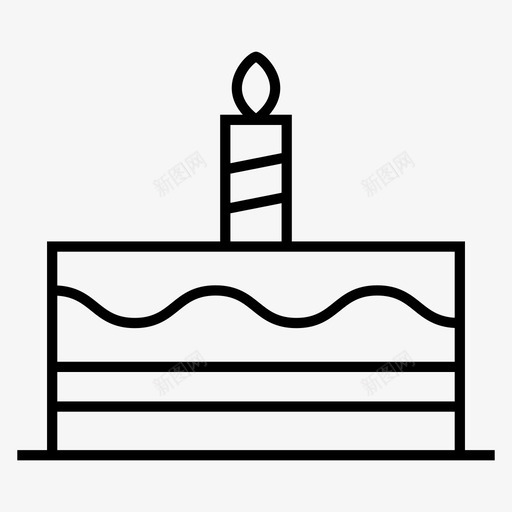 蛋糕生日蛋糕甜甜的svg_新图网 https://ixintu.com 生日蛋糕 蛋糕 甜甜的