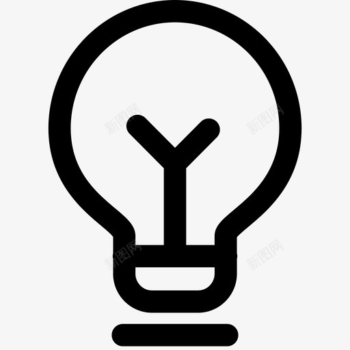 提示灯泡svg_新图网 https://ixintu.com 提示 灯泡