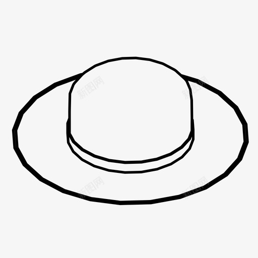 帽子服装时装svg_新图网 https://ixintu.com 帽子 服装 时装 软呢 帽头