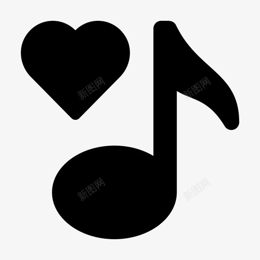 音乐爱情音符svg_新图网 https://ixintu.com 音乐 爱情 音符 浪漫 歌唱 歌曲 飞人 婚礼 铭文