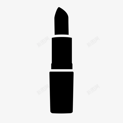 口红化妆品女人svg_新图网 https://ixintu.com 化妆品 口红 女人