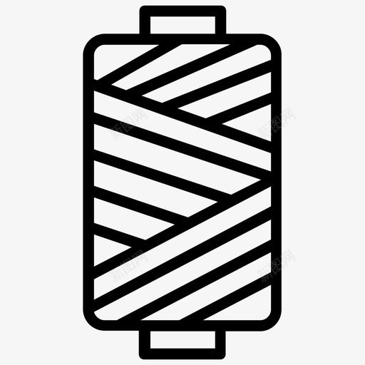 线轴缝纫线裁缝线svg_新图网 https://ixintu.com 线轴 缝纫 线裁 缝线 线盘 线卷 针线 图标