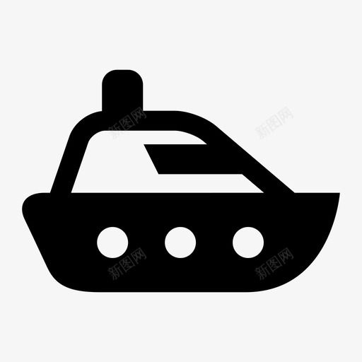 游艇船游轮svg_新图网 https://ixintu.com 游艇 船游 轮船 船艇 旅行