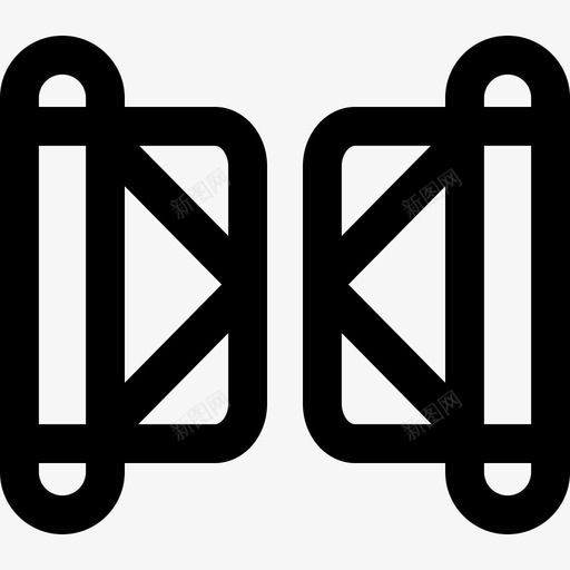 人行道闸15svg_新图网 https://ixintu.com 人行道
