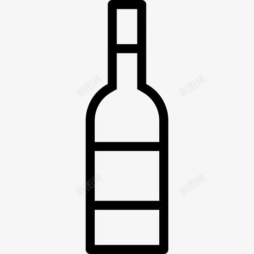 葡萄酒饮料瓶子svg_新图网 https://ixintu.com 葡萄酒 饮料 瓶子 快餐