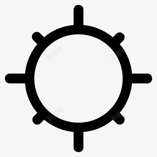 亮度阳光uisvg_新图网 https://ixintu.com 亮度 阳光 图标 轮廓