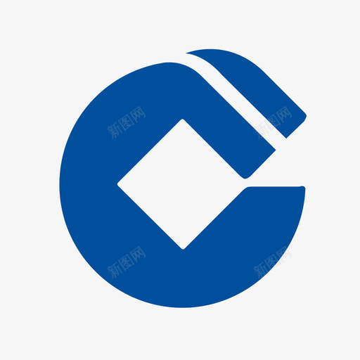 建设银行logosvg_新图网 https://ixintu.com 建设银行