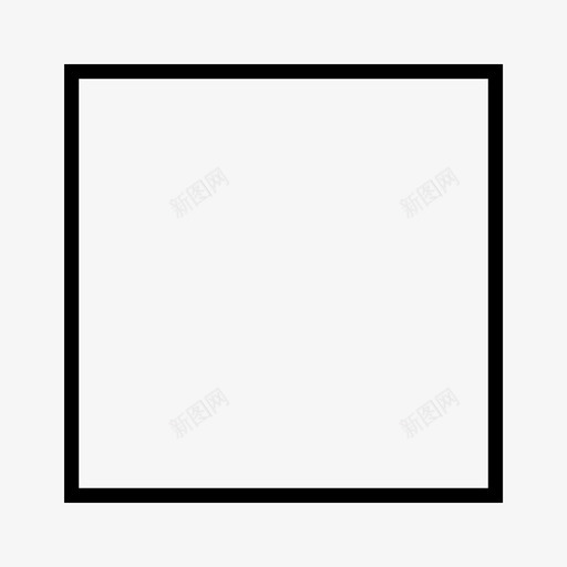 正方形勾选框未选中svg_新图网 https://ixintu.com 中空正方形 勾选 框未 正方形 选中