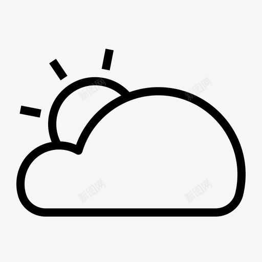 云夏天阳光svg_新图网 https://ixintu.com 阳光 夏天 天气