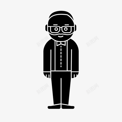 老人成人男性svg_新图网 https://ixintu.com 老年人 老人 成人 男性 婴儿 生命 周期