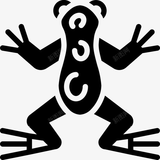 青蛙大自然夏天svg_新图网 https://ixintu.com 大自然 青蛙 夏天