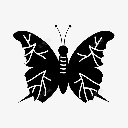 蝴蝶飞翔昆虫svg_新图网 https://ixintu.com 蝴蝶 飞翔 昆虫 展开 翅膀 收藏