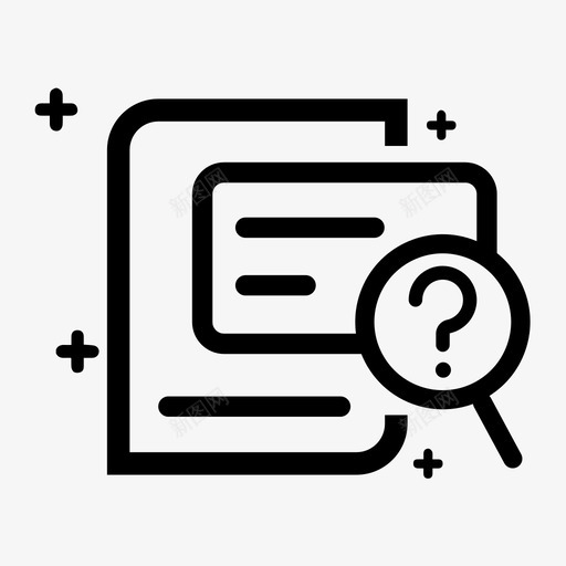 搜索询问查找svg_新图网 https://ixintu.com 放大 搜索 询问 查找 业务