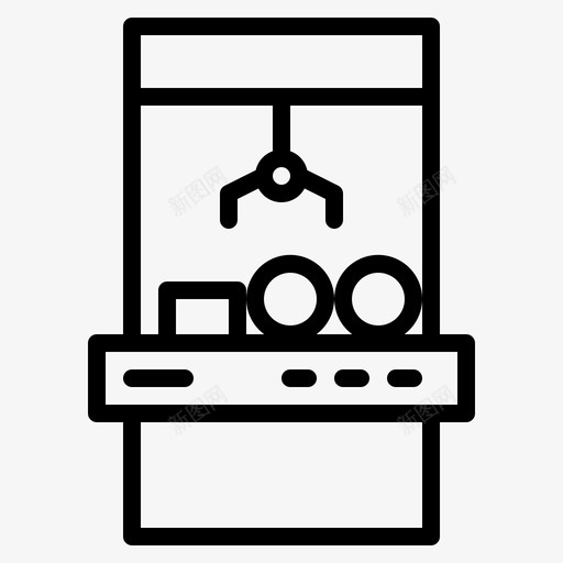 玩具机游乐园svg_新图网 https://ixintu.com 玩具机 游乐园