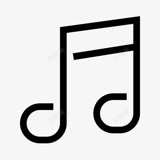 音乐和弦itunes音符svg_新图网 https://ixintu.com 音乐 和弦 音符 播放 几何