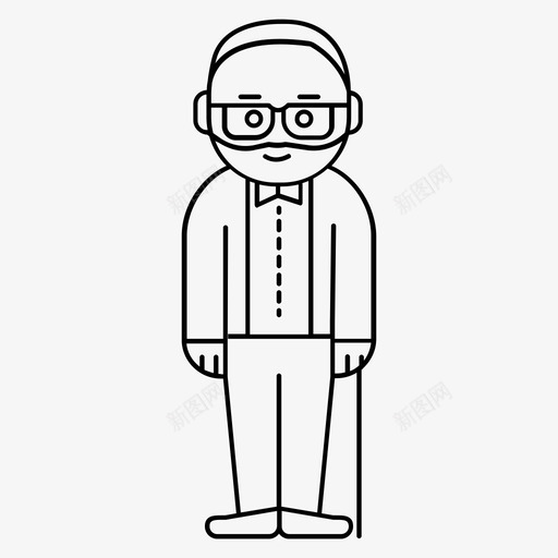 老人成人男性svg_新图网 https://ixintu.com 不同年龄段 年到 年龄段 成人 所有 男性 童年 老人 老年 老年人