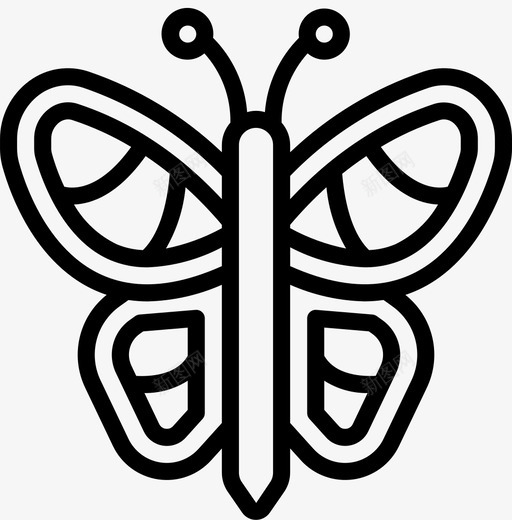 蝴蝶自然夏天svg_新图网 https://ixintu.com 蝴蝶 自然 夏天 大自然 轮廓