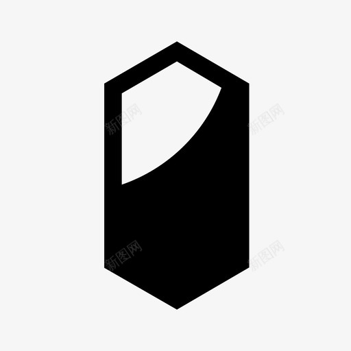 六边形按钮几何体svg_新图网 https://ixintu.com 形状 六边形 按钮 几何体 基本 基本形
