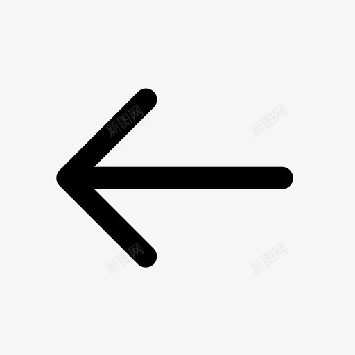 指向左svg_新图网 https://ixintu.com 指向 向左