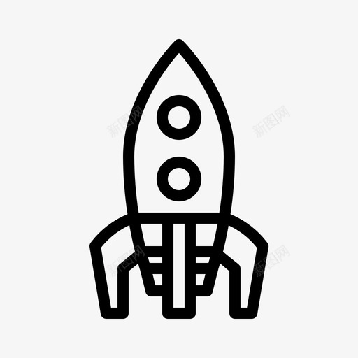 火箭船探索火星svg_新图网 https://ixintu.com 火箭 火星 探索 科学 太空 探测