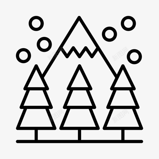 滑雪场高山北极svg_新图网 https://ixintu.com 滑雪场 高山 北极 冬天